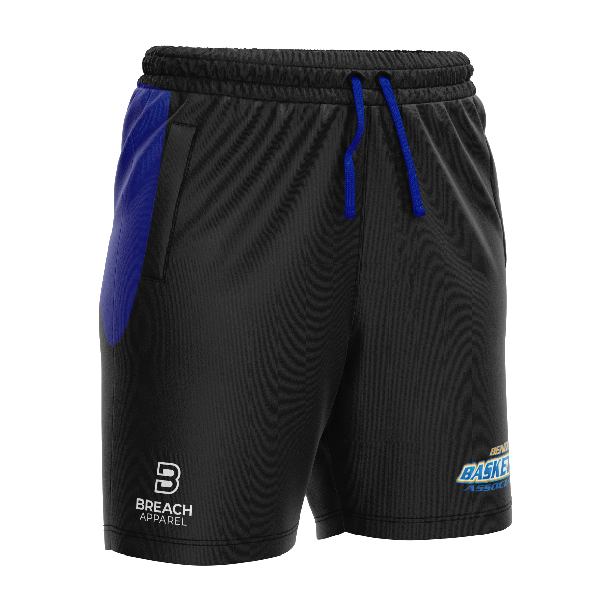 BBA Pocket Shorts – Mens – Bendigo Braves Store – Powered By Breach Apparel